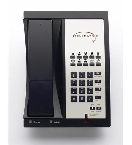 TeleMatrix 9600IPMWD 10-Button SIP DECT 6.0 Cordless Phone 965591IP (Black)- New