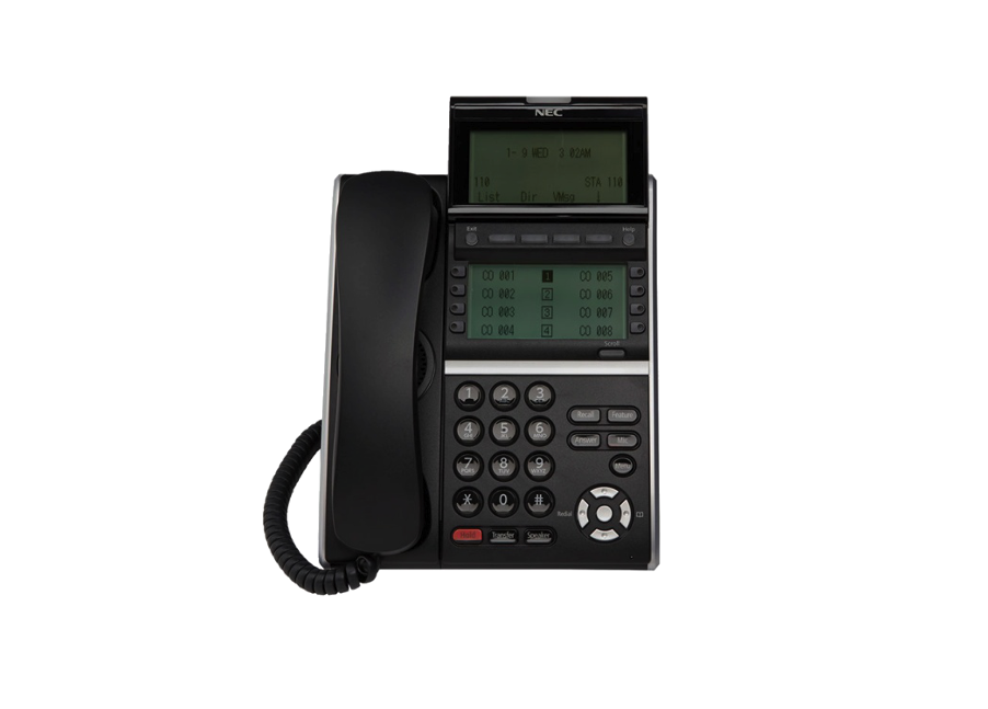 NEC DT430 DTZ-8LD-3 8-Button Display Endpoint Digital Phone 650010 (Black)