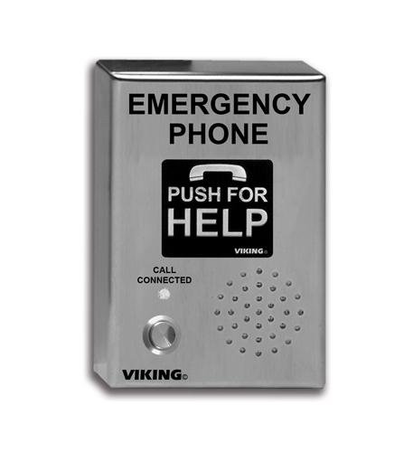 Viking E-1600-03B-EWP Emergency Phone w/ Voice Announcer and Auto Dialer and EWP - New