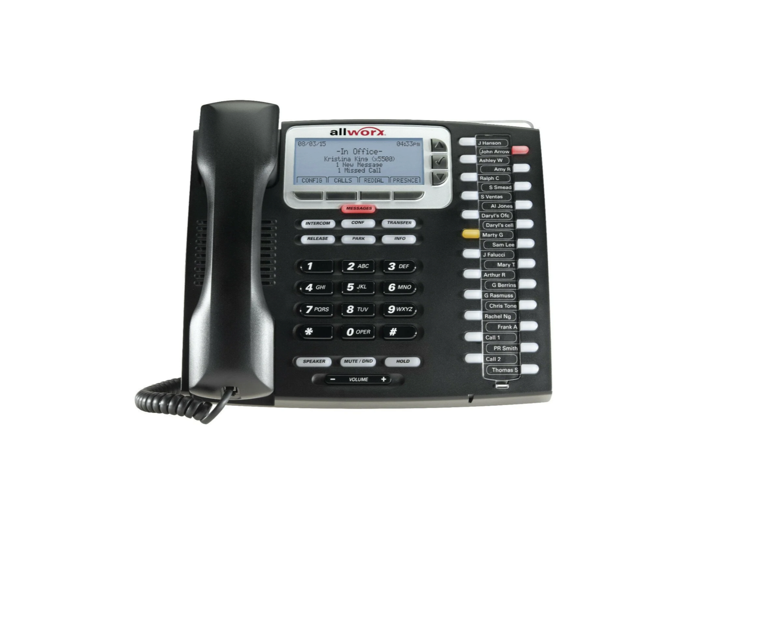 Allworx 9224 VoIP Phone P/N 8110055 - Refurbished