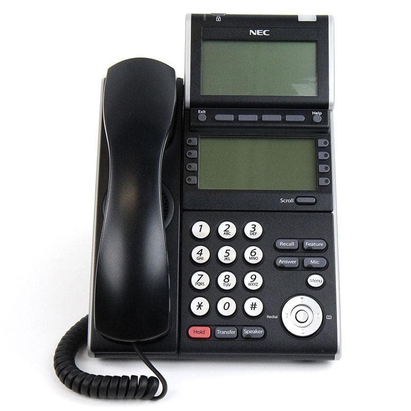 NEC Univerge DT730 ITL-8LD-1 8-Button DESI-Less Display IP Phone 690010 (Black) - Refurbished