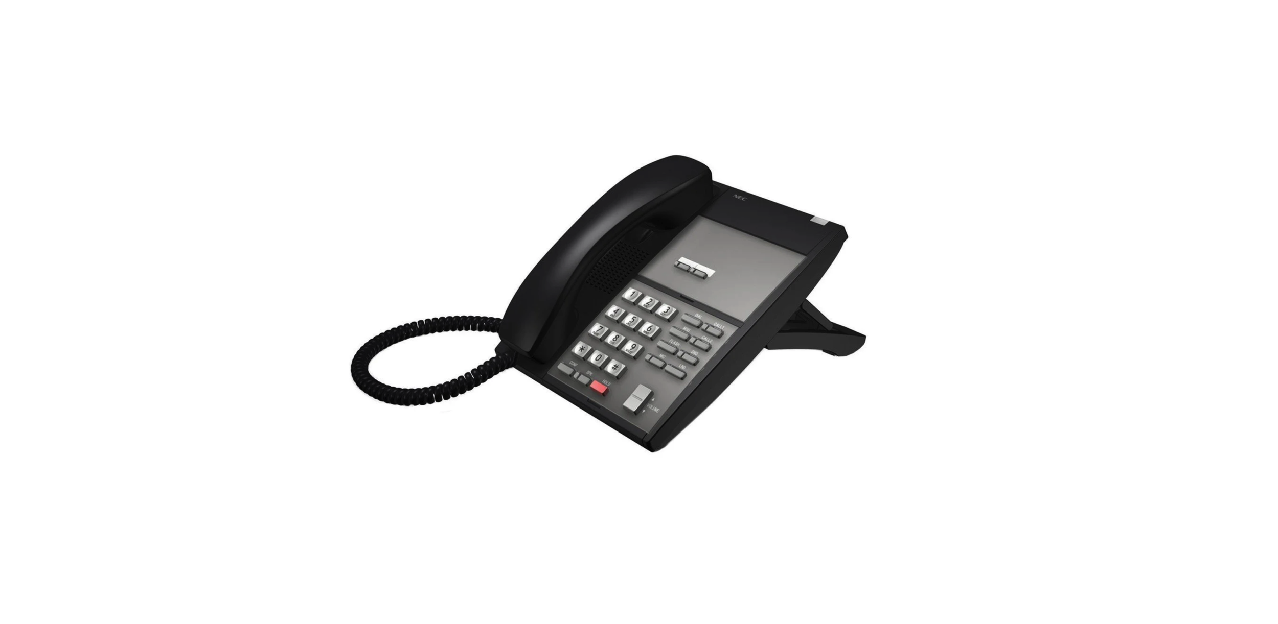 NEC IP3NA-2TIH IP-2v 2-Button Non-Display Phone 0910060 (Black) - Refurbished