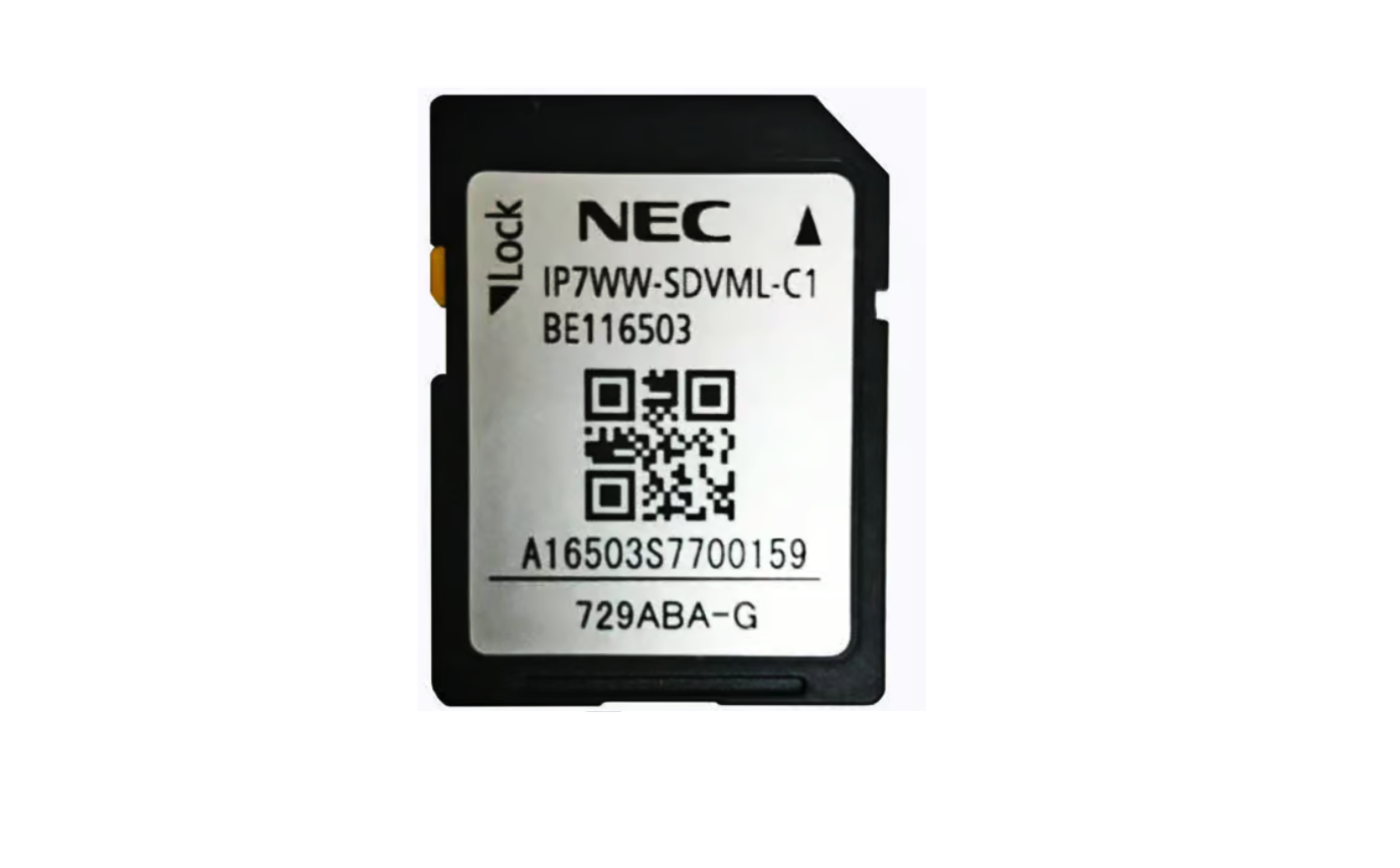 NEC SL2100 120 Hour Large InMail SD Card BE116503