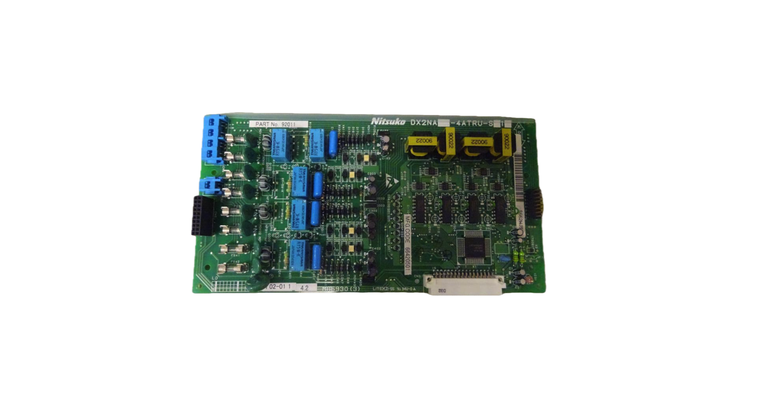 NEC/Nitsuko 28i/124i DX2NA-4ATRU-S1 4-Port Analog Trunk Card 92011 - Refurbished