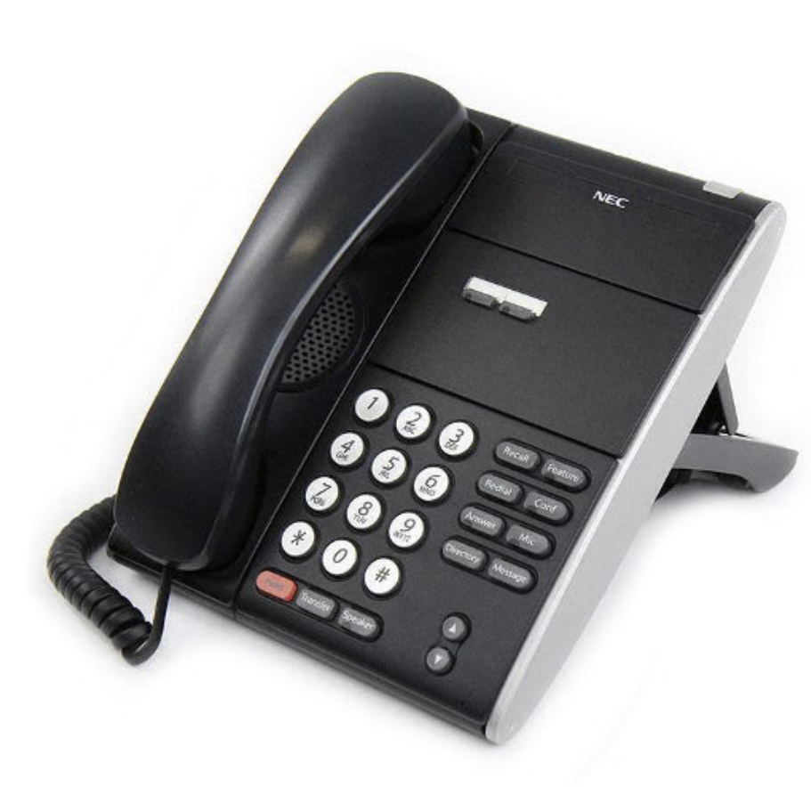 NEC DT310 DTL-2E-1 2-Button Non Display Digital Phone 680000 (Black) - Refurbished