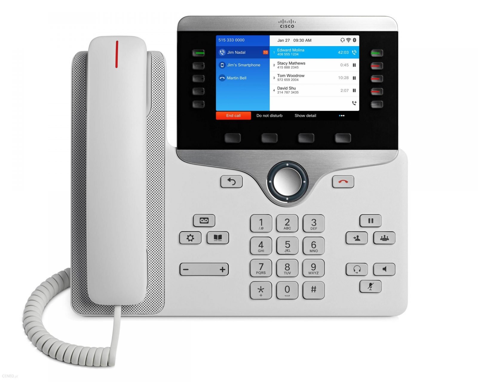 Cisco 8851 IP Phone (White) CP-8851-W-K9