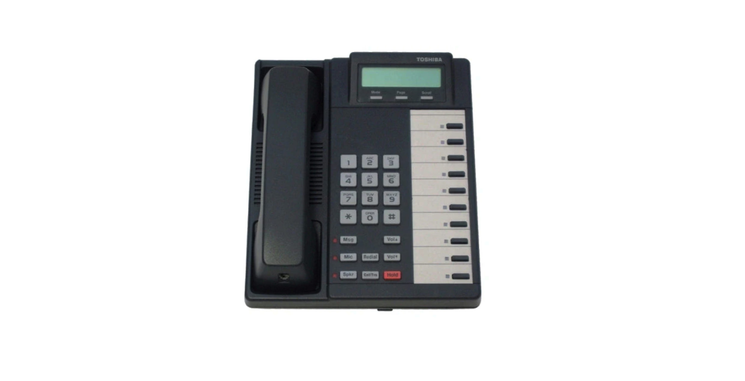 Toshiba DKT-2010SD Speaker Display Phone (Charcoal) - Refurbished
