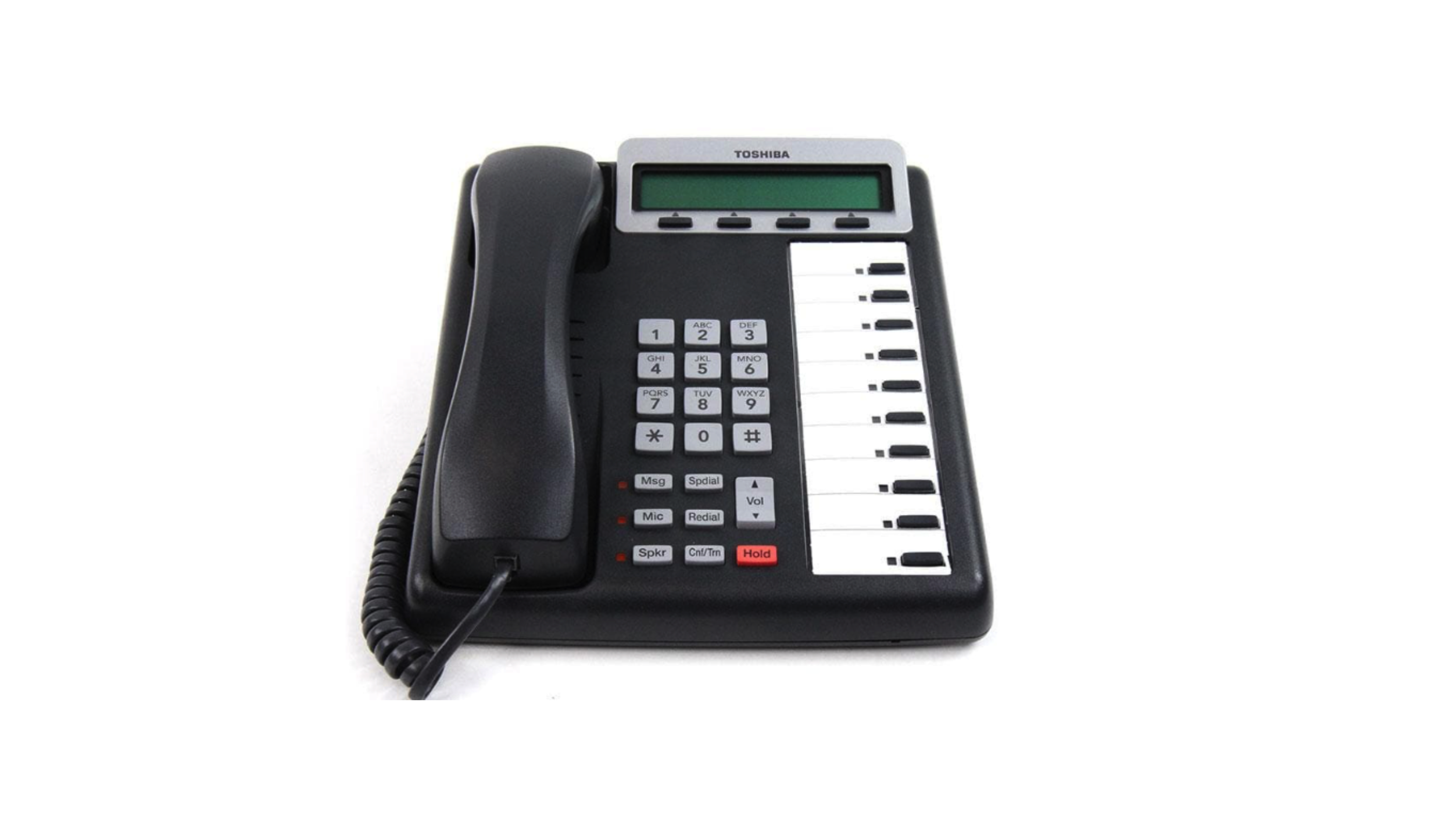 Toshiba DKT-3210SD Speaker Display Phone (Charcoal) - Refurbished
