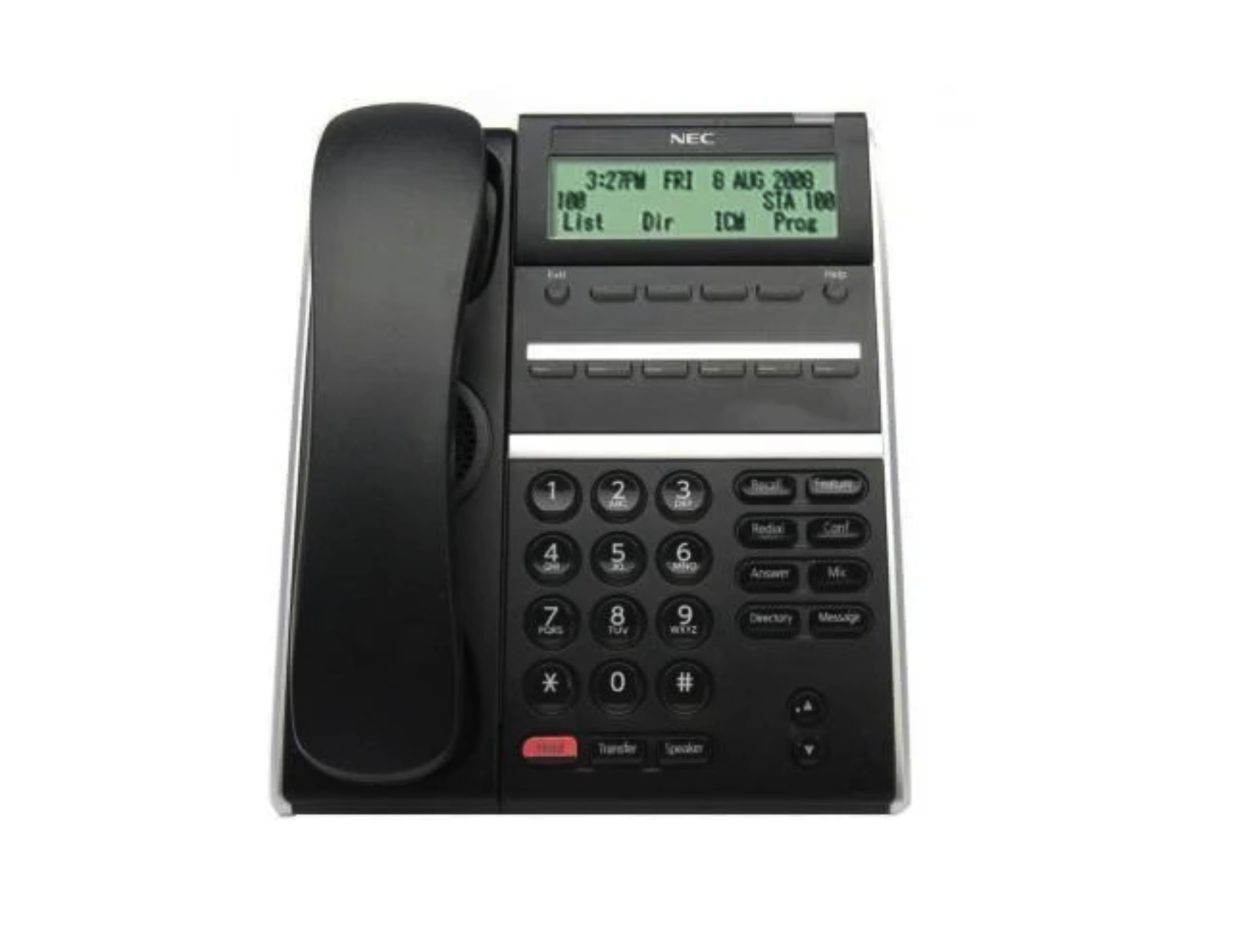 NEC DT410 DTZ-6DE-3 6-Button Display Endpoint Digital Phone 650001 (Black)