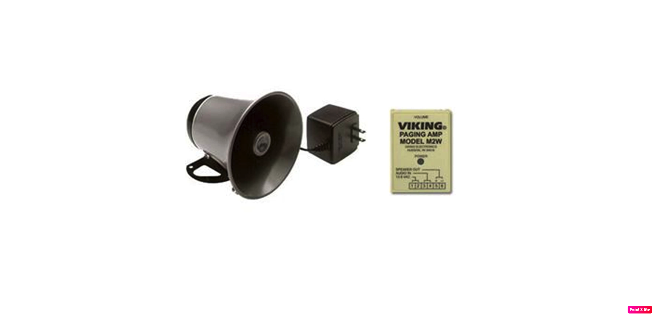 Viking M2W Paging Power Amp w/ 25AE Paging Horn - New