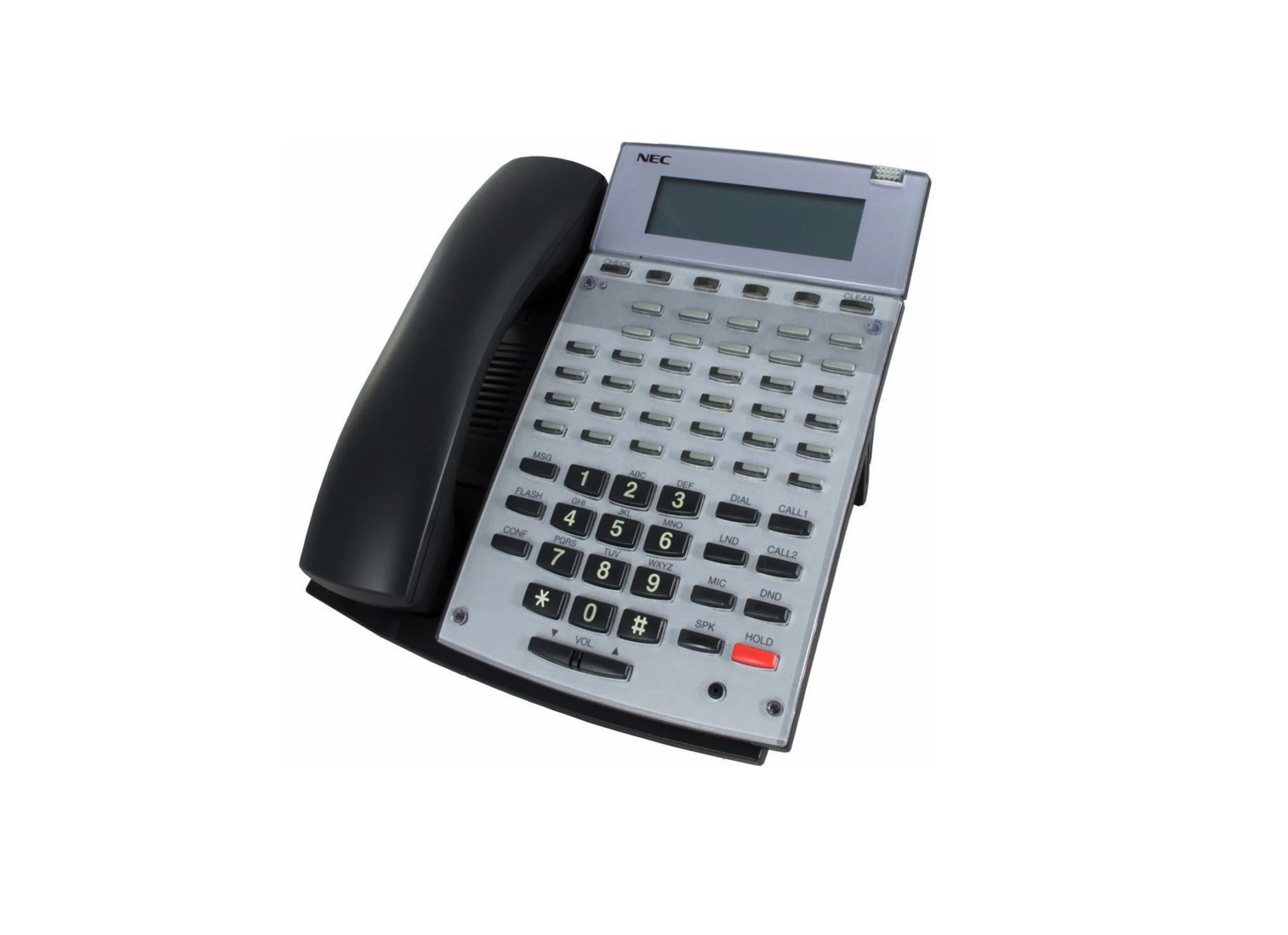 NEC Aspire 0890045 34-Button Hands-Free Speaker Display Phone (Black) - Refurbished