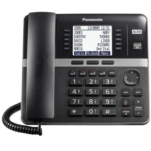 Panasonic KX-TGWA40B 4-Line Wireless Accessory Desktop Extension Phone