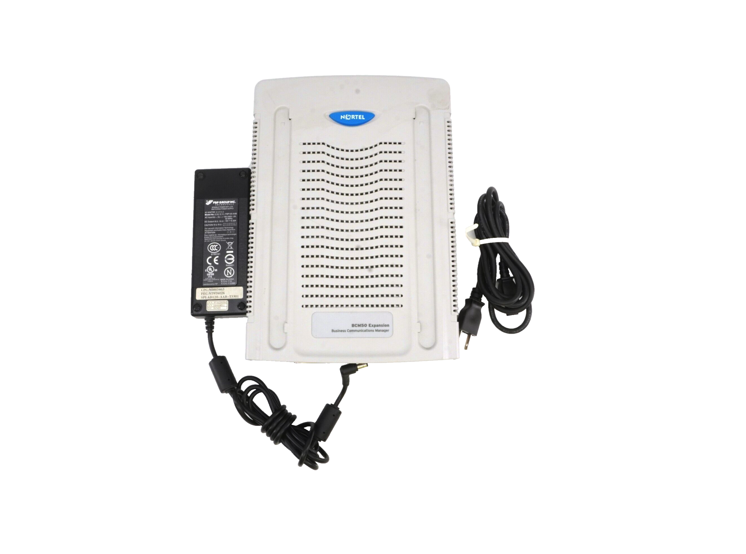Nortel NT9T6400 BCM50 Expansion Cabinet with Power adapter