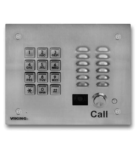 Viking K-1705-IP-EWP VoIP Entry Phone w/ Keypad, Color Camera Video and EWP - New