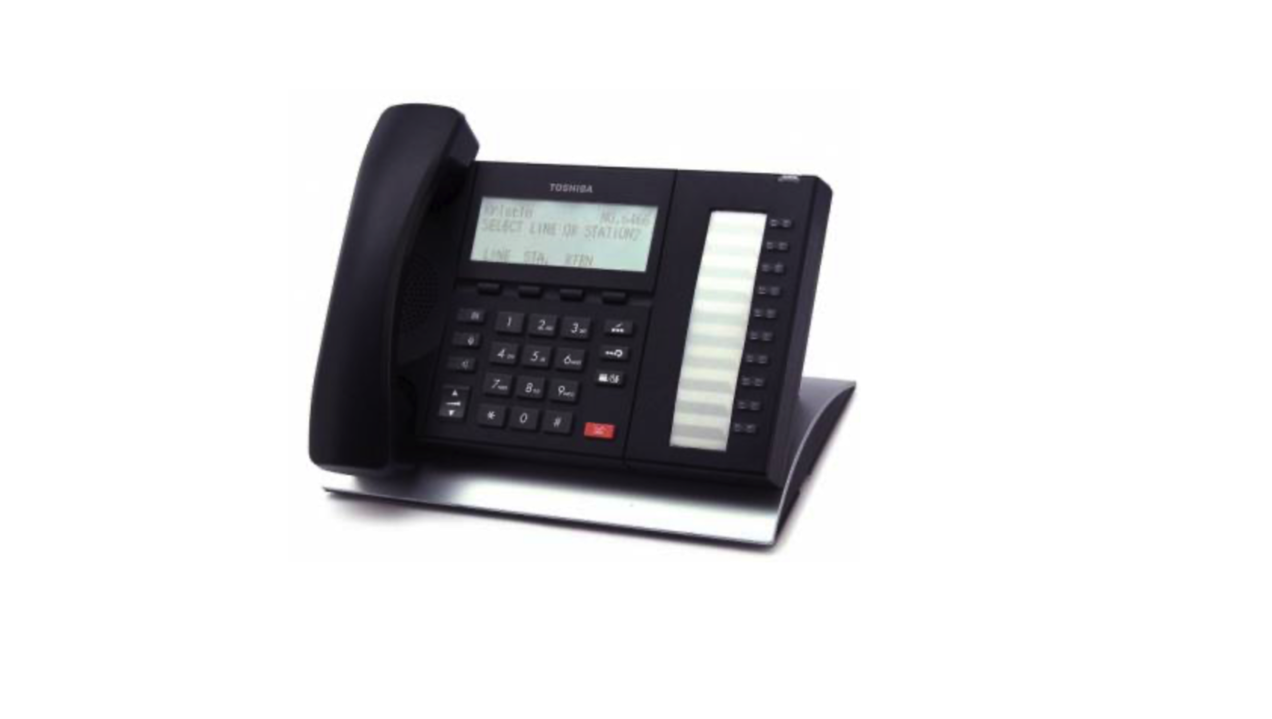 Toshiba DP5022-SDM 10-Button Speaker Display Phone (Charcoal) - Refurbished