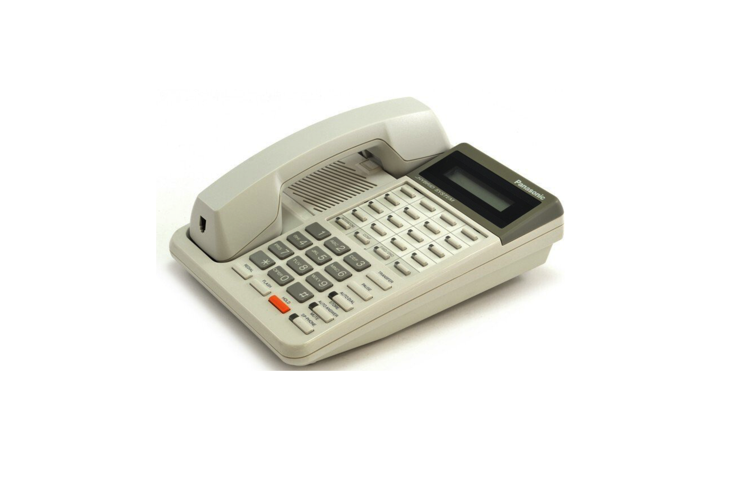 Panasonic KX-T7030 Speaker Display Phone (White) - Refurbished