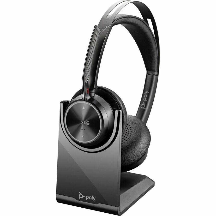 Poly Voyager Focus 2 Microsoft Teams Certified USBC-C Headset + USB-C/A Adapter, 9T9J4AA - New