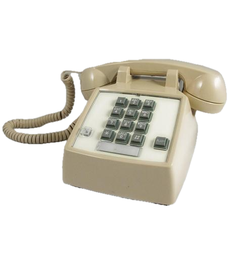 Cortelco 250044-VBA-27F Single Line Desk Phone w/ Flash/Message Waiting (Ash) - New