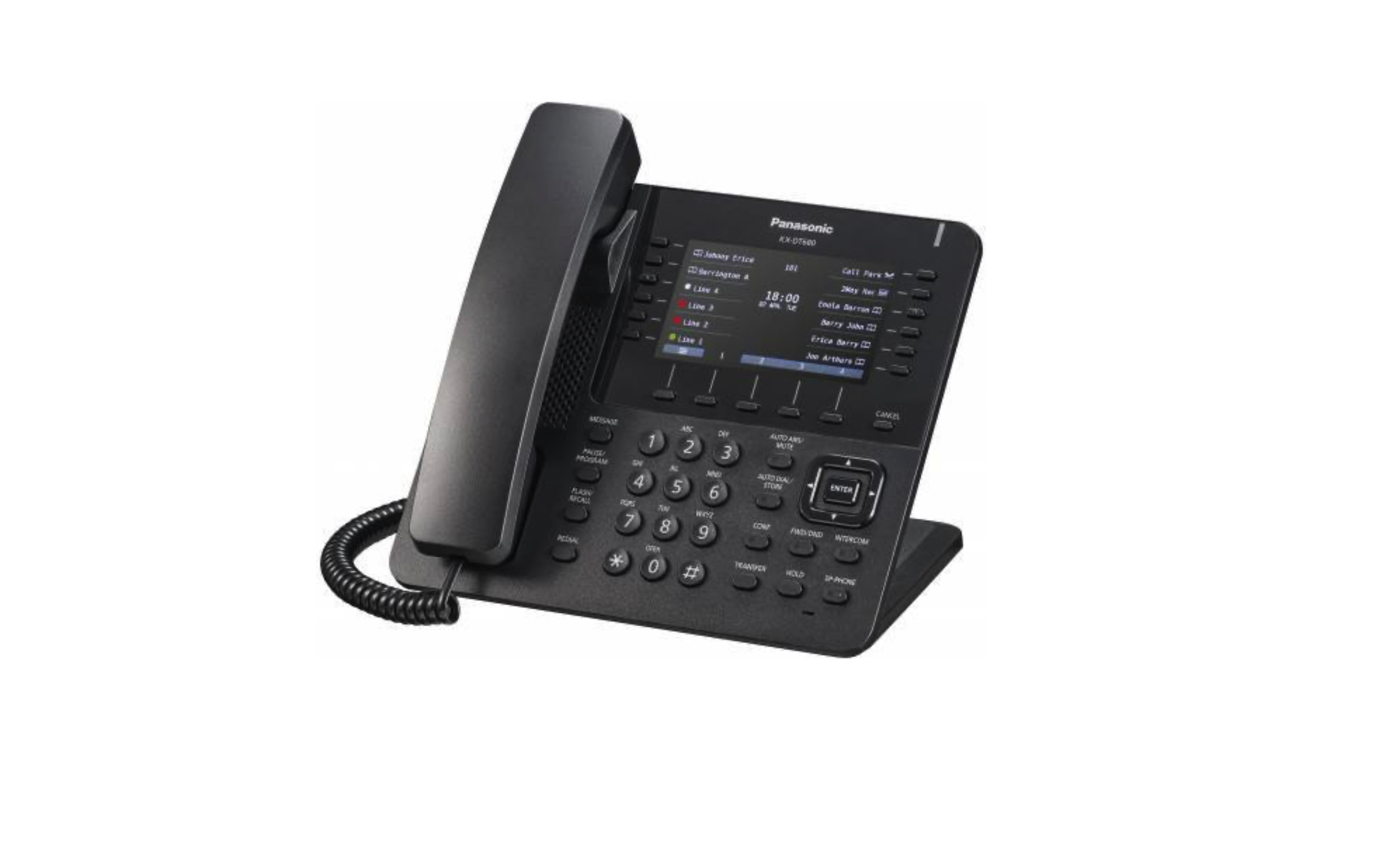 Panasonic KX-DT680-B Digital Color Display Speakerphone (Black)