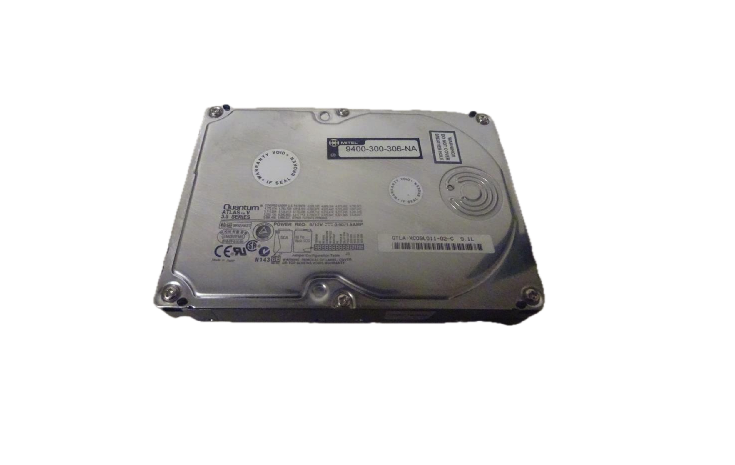 Mitel 9400-300-306 SX-2000 Hard Disk Drive - Refurbished