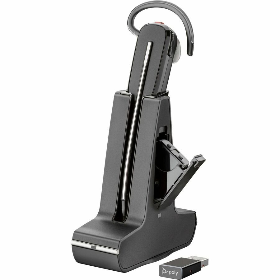 Poly Savi 8245 DECT 1920-1930 MHz Headset +USB-A to USB-C Cable +D400 TAA, 7W6B6AA - New