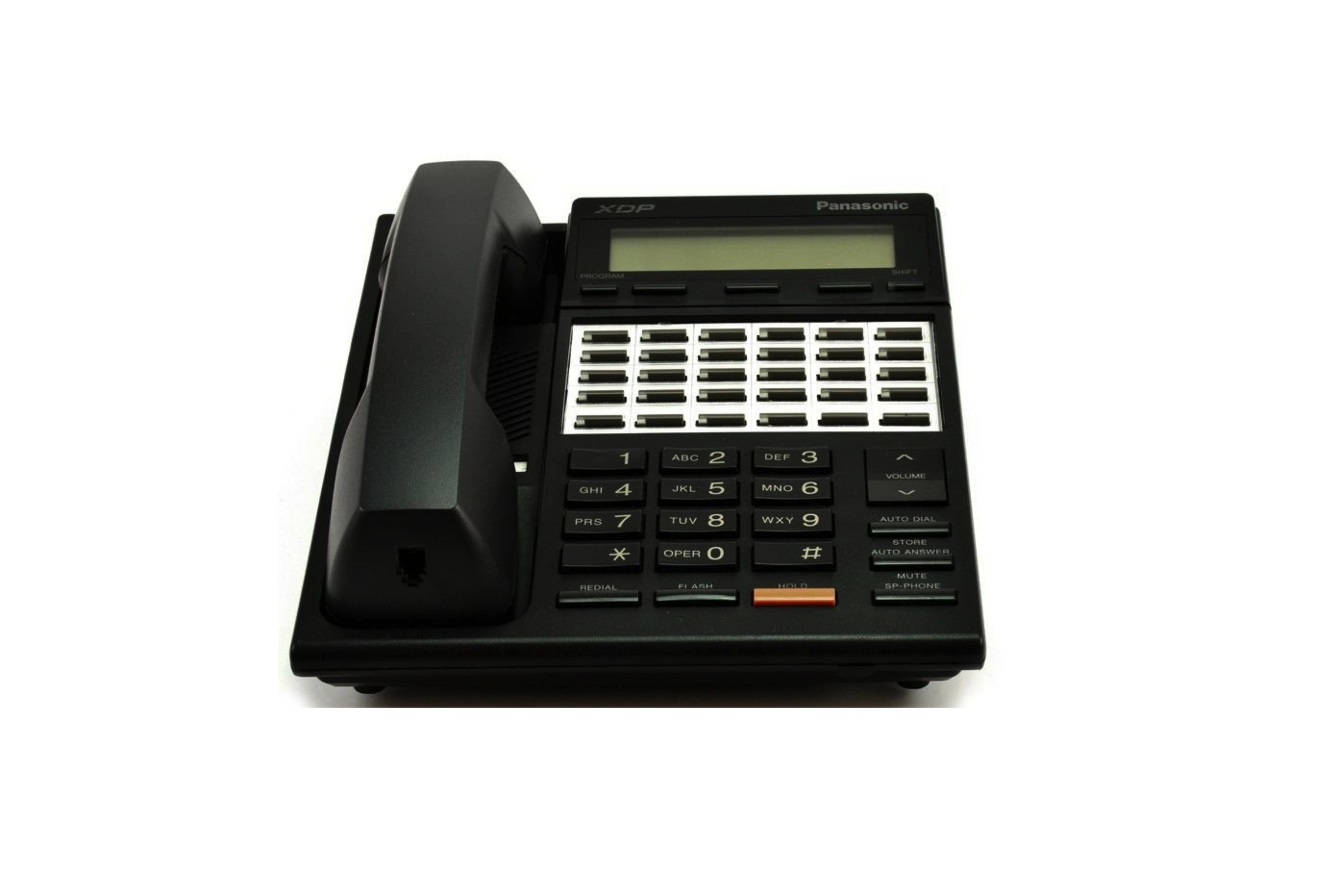 Panasonic KX-T7230-B Speaker Display Phone (Black) - Refurbished