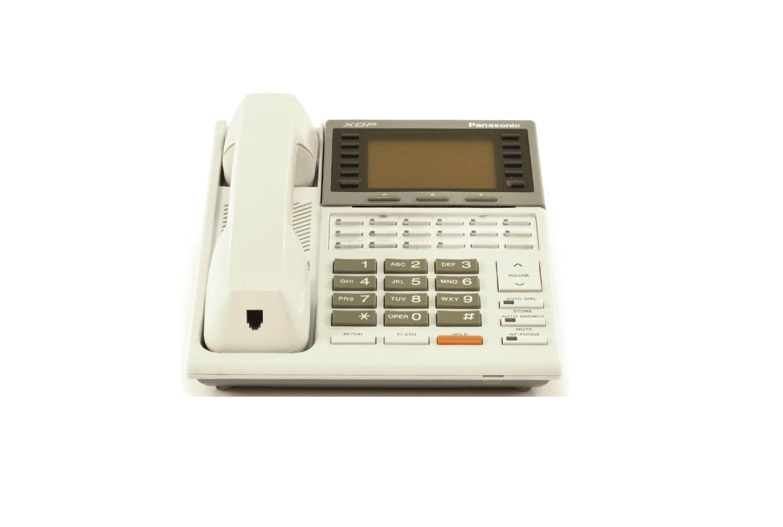 Panasonic KX-T7235 Large Display Speaker Phone (White) - Refurbished