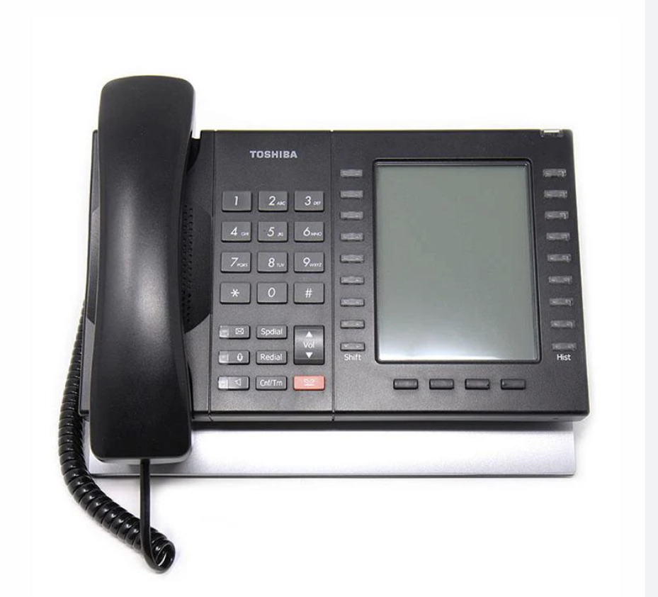 Toshiba DP5130-FSDL Large Display Full Duplex Speaker Phone (Charcoal) - Refurbished