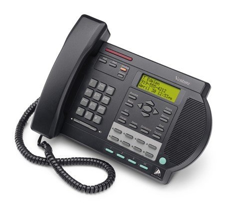 Nortel NT2N82AA Venture 3-Line Digital Speakerphone w/ Answering Machine (Black) - Refurbished