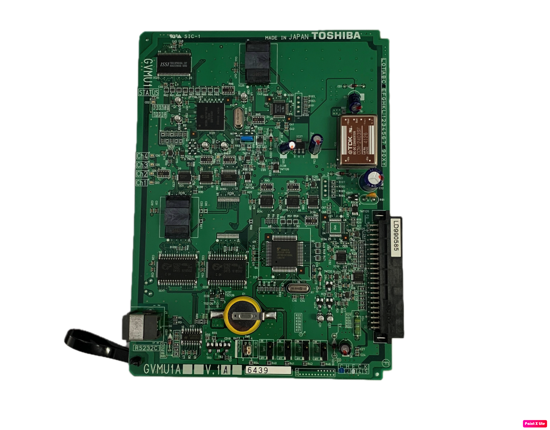 Toshiba GVMU 4-Port Voicemail Card - Refurbished
