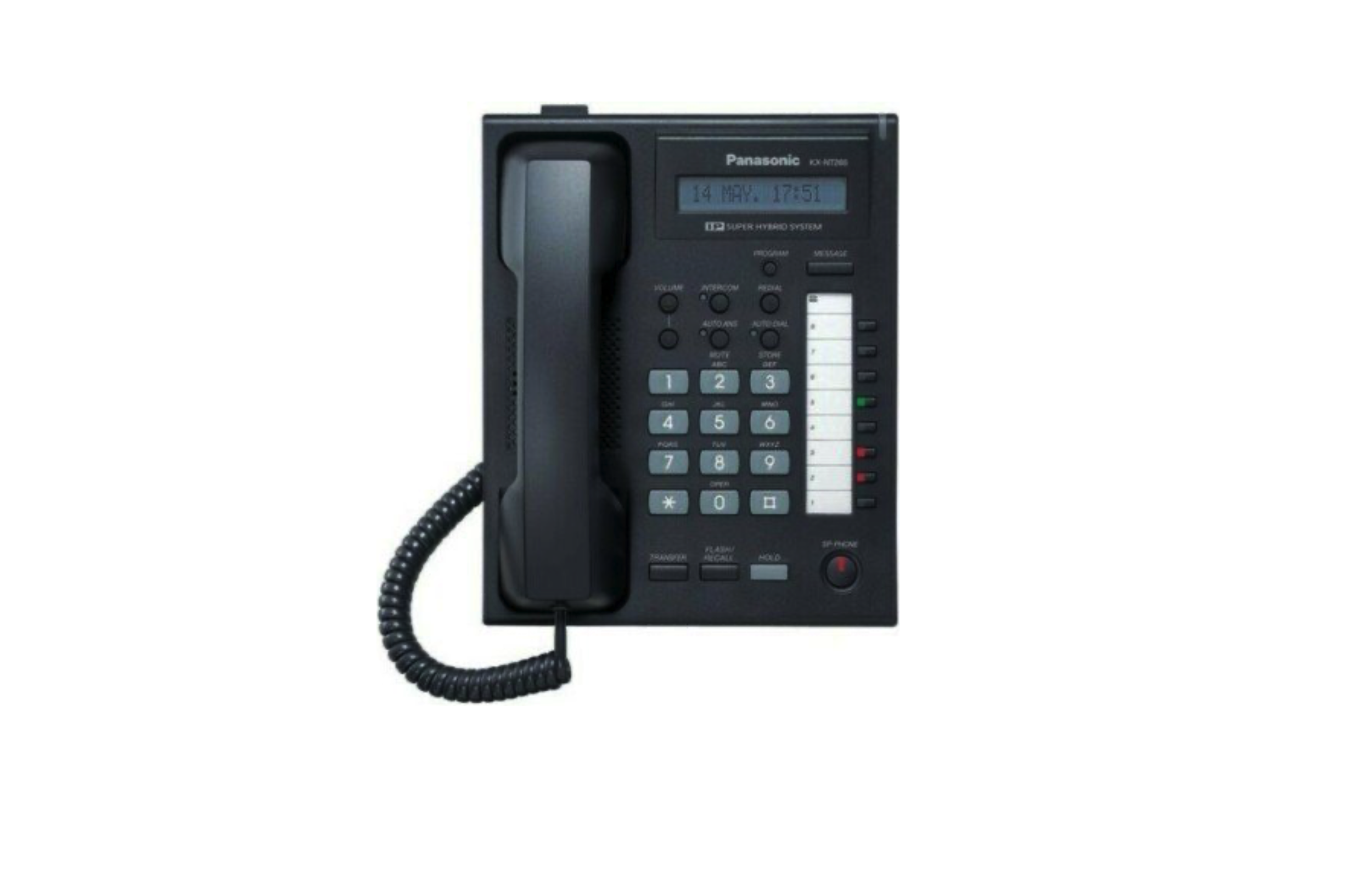 Panasonic KX-NT265-B Basic Display IP Phone (Black)