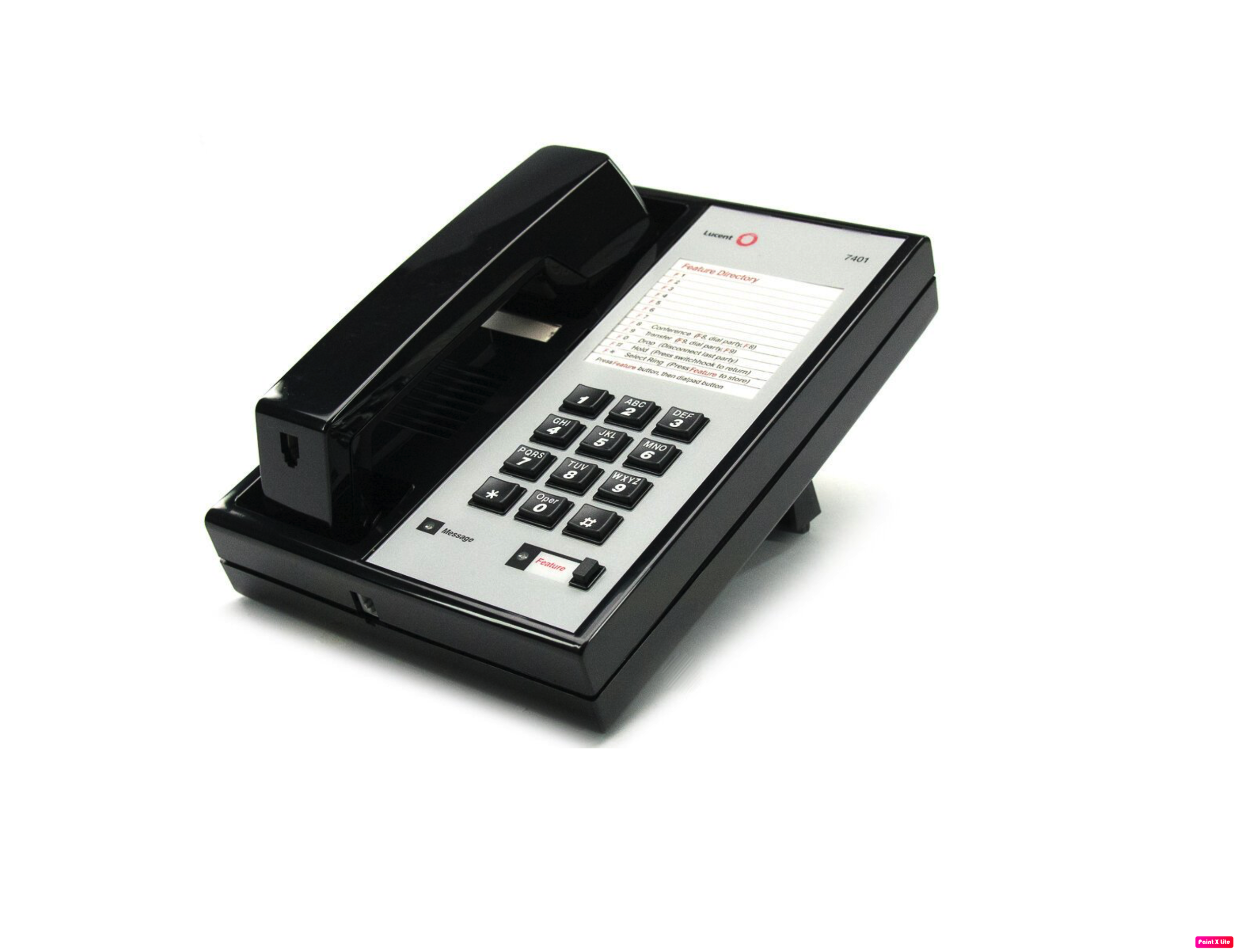 Avaya Definity 7401 D01A Phone (Black) - Refurbished