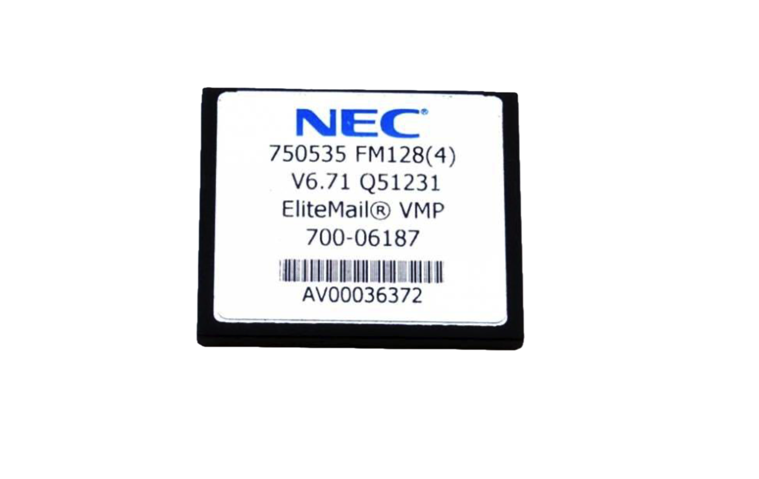 NEC Elite IPK FM128(4) 4 Port 10 Hour 128MB Flash Media Unit 750535 - Refurbished