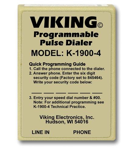 Viking K-1900-4 Hot Dialer w/ Pulse - New