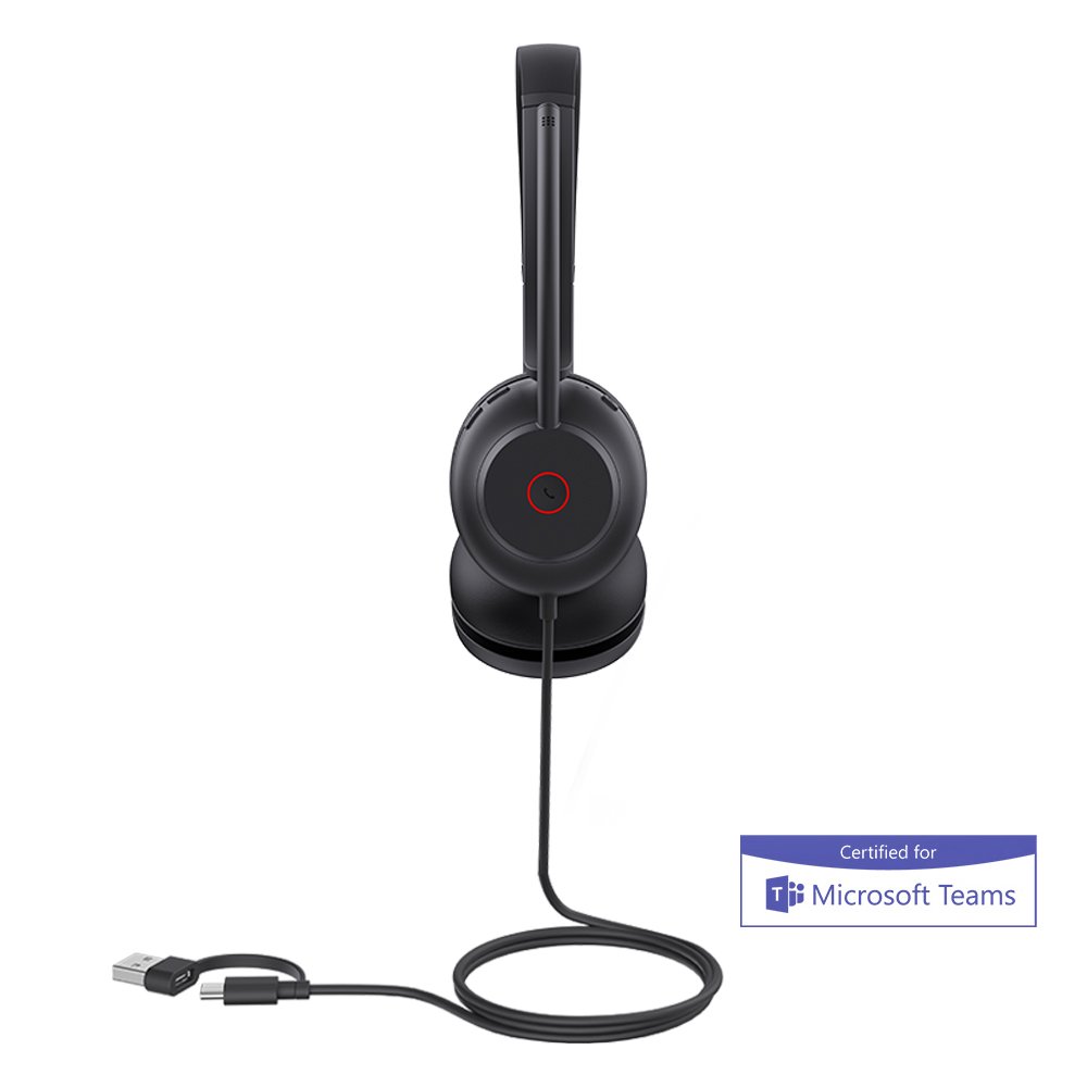 Yealink UH35-DUAL-TEAMS-USB-CA UH35 Dual Teams USB-C, USB-A Headset (1308163) - New