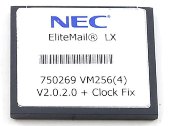 NEC Electra Elite IPK VM256 4 Port 10 Hour 256 MB LX Flash Media Unit 750269 - Refurbished