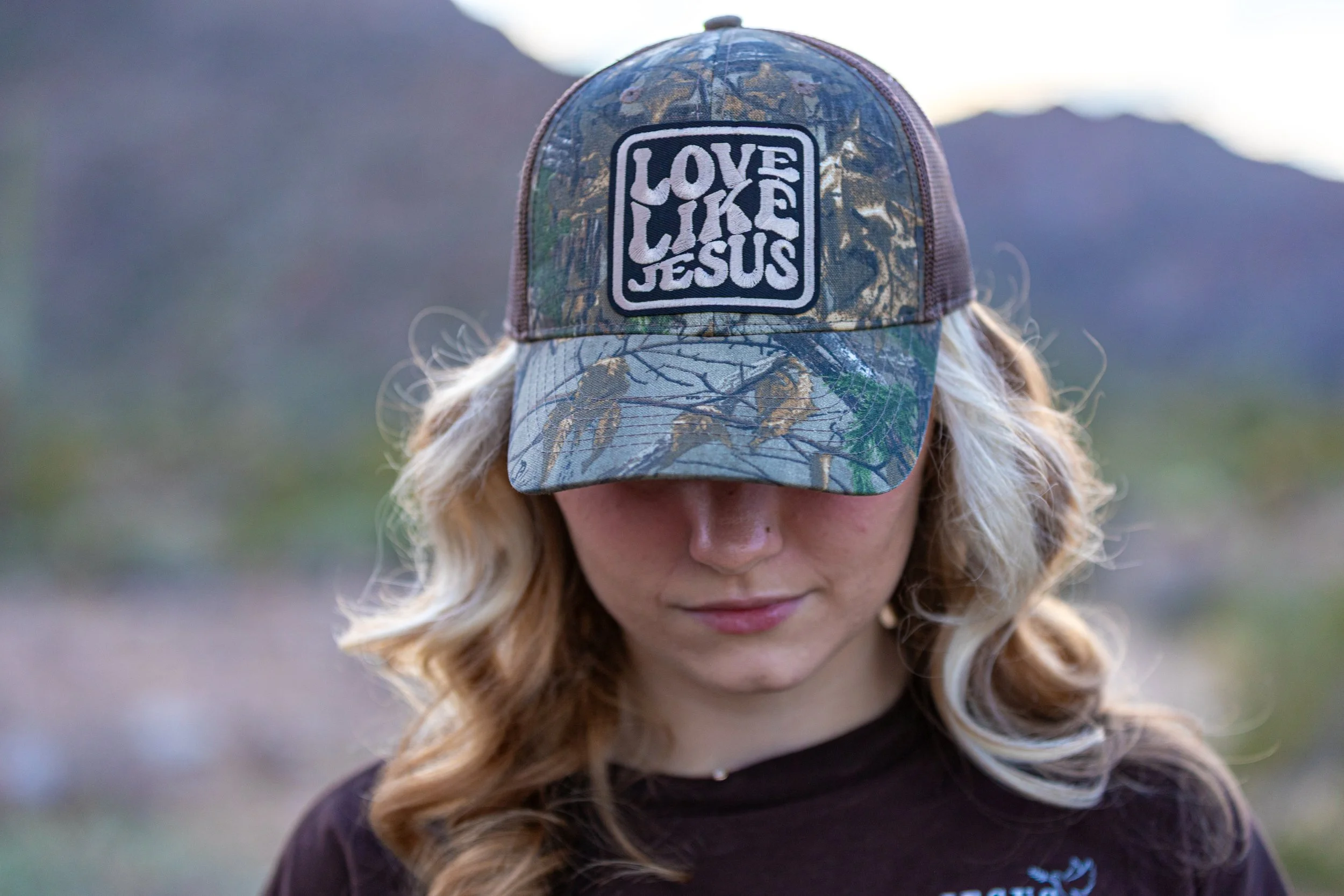 Camo Love Like Jesus Hat