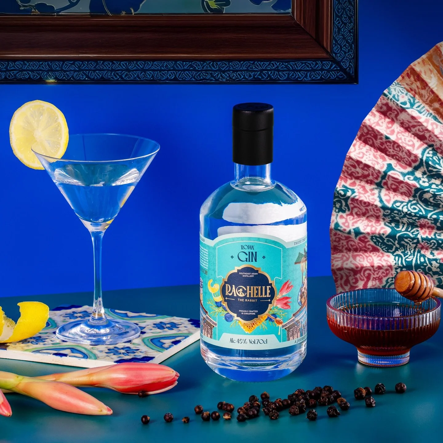 Meet the new look of our signature Rojak Gin ✨

Crafted from locally sourced honey and redistilled with juniper berries, lemon peel, and torch ginger - this gin is our ode to Southeast Asia&rsquo;s beloved salad, Rojak 🌸 

Bold yet delicate, torch g
