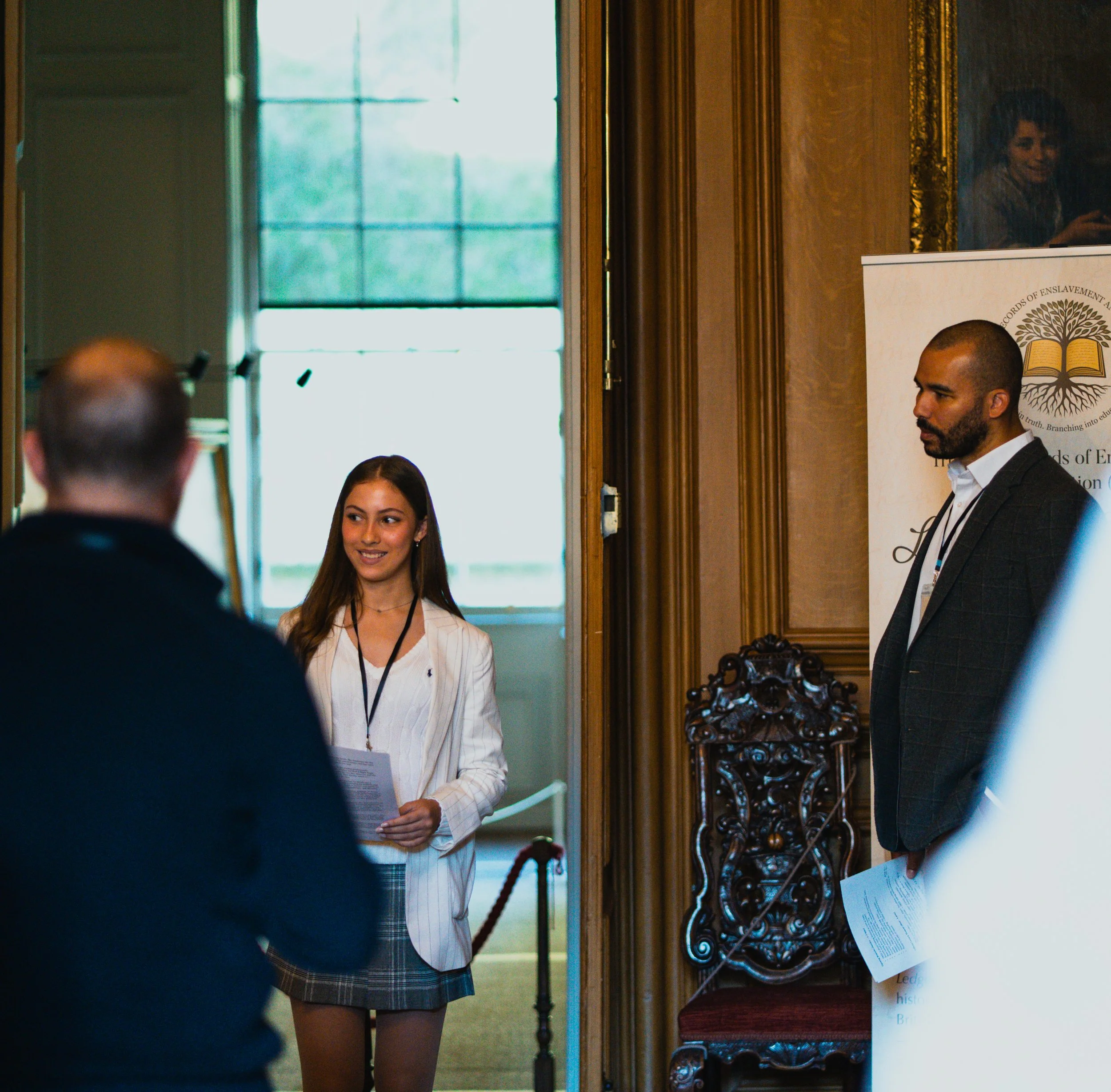 Launching TREE at Dyrham Park. A National Trust partnership introducing a new custodianship of Britain’s enslavement records