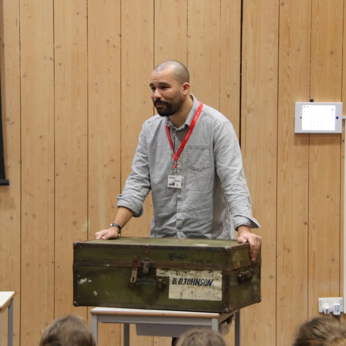 Some of the best conversations happen when this trunk appears.

It belonged to my grandfather and travelled with him from Jamaica to Britain during the Windrush generation. Today it sits at the centre of many of the sessions I run with students, when