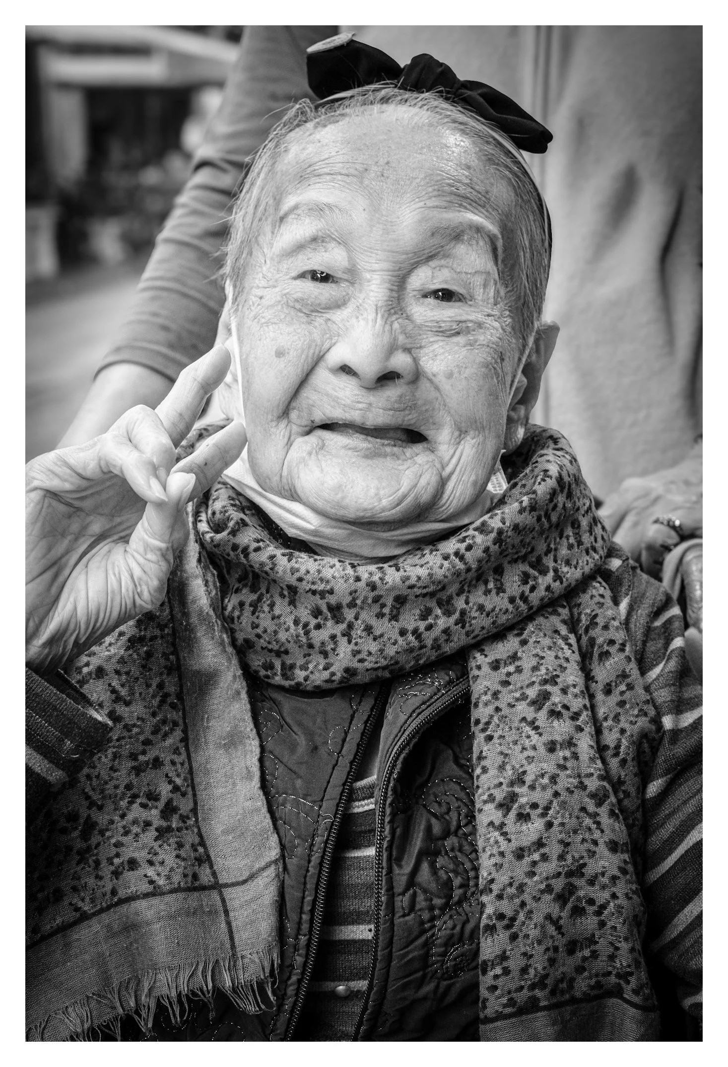 Day 130/365 The Centenarian’s Gaze: Finding the Eternal in a Kaohsiung Market