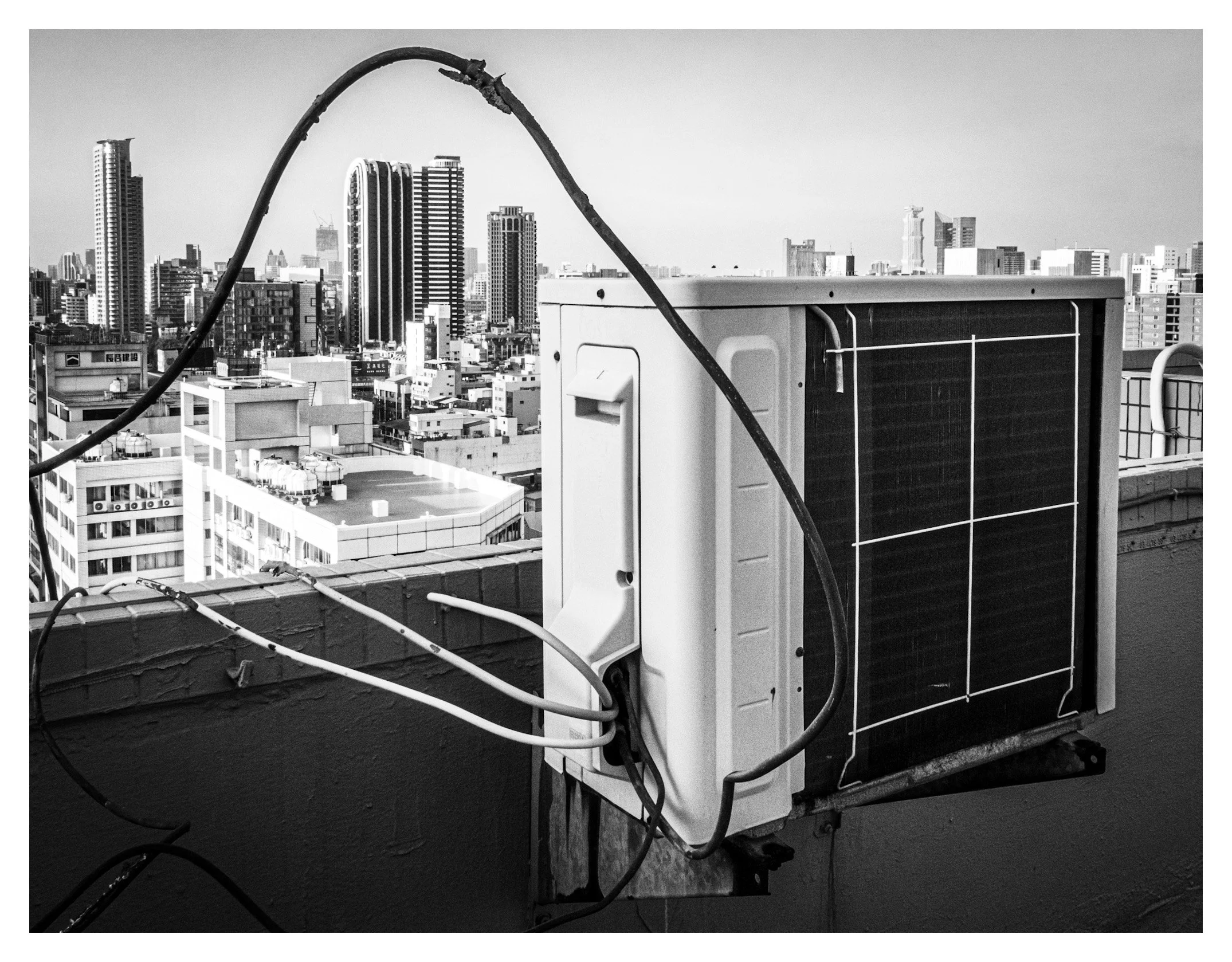 Day 118/365 The Steel Pulse: A Monochrome Study of Kaohsiung’s Industrial Geometry