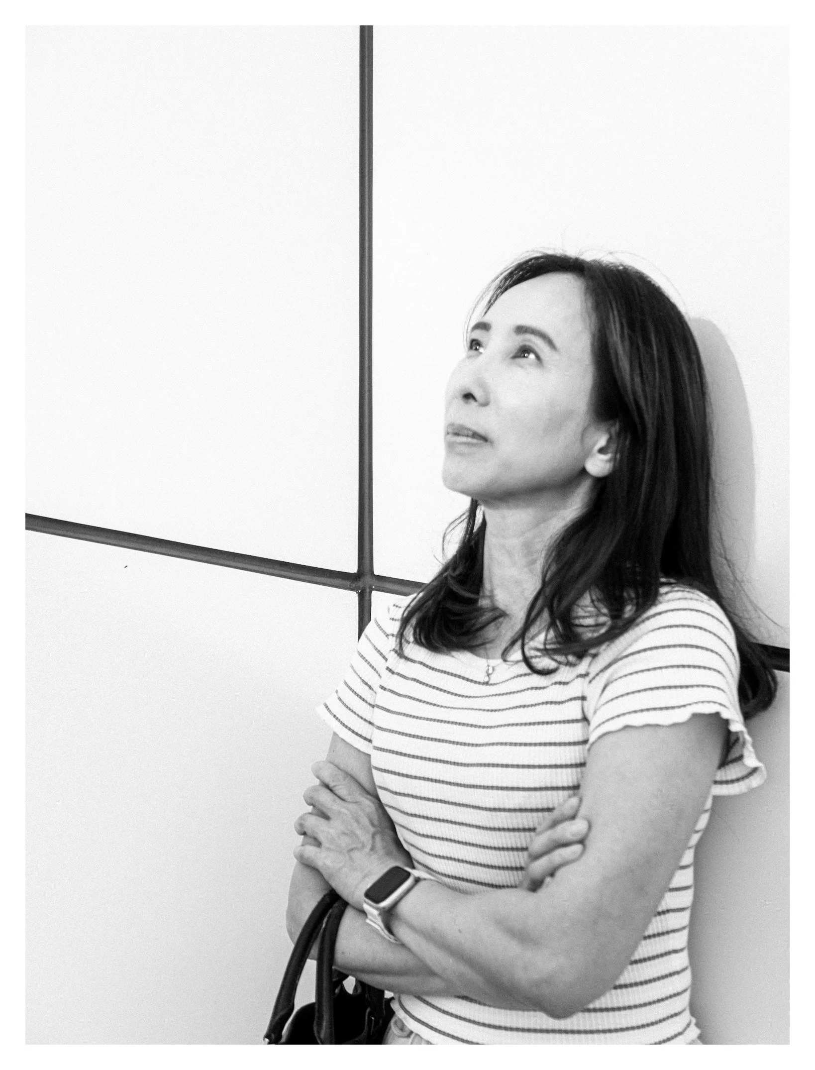 Day 159/365 The Vertical Gaze: Finding Solitude in the Grid