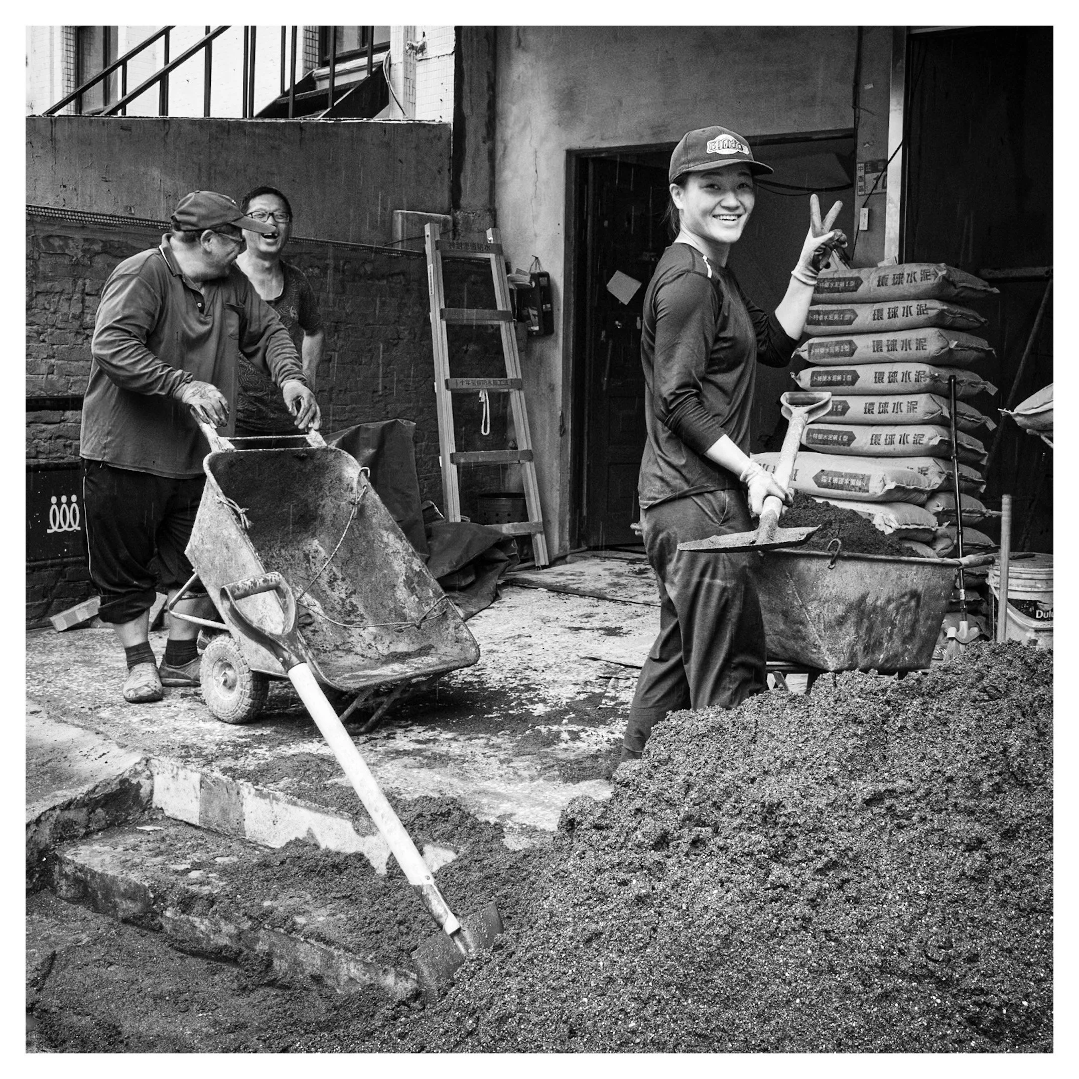 Day 314/365 Dirt, Grit, and a Peace Sign: The Real Work Behind the Laughter in Tainan