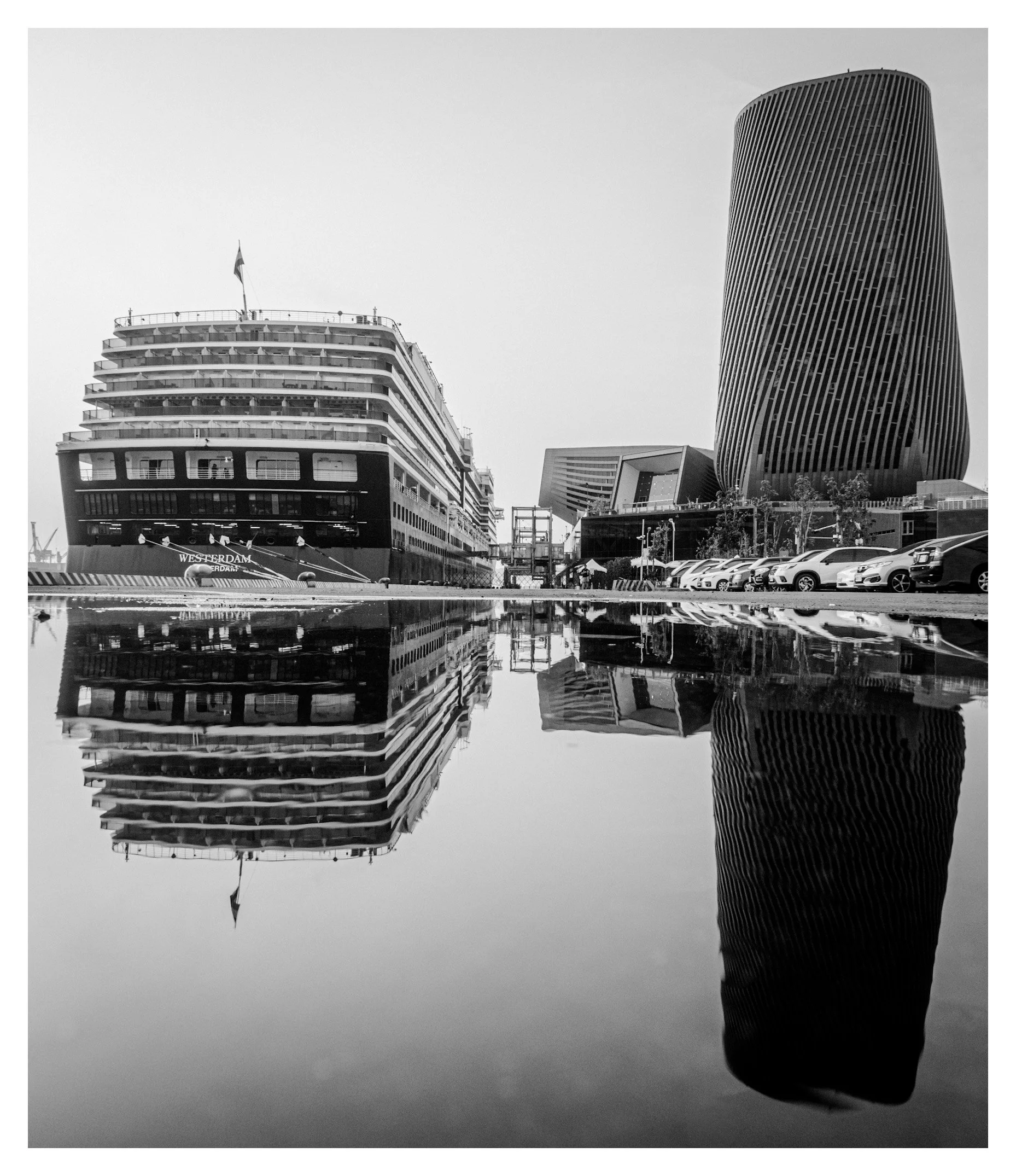 Day 110/365 Monoliths in Mirror: The Geometry of Arrival
