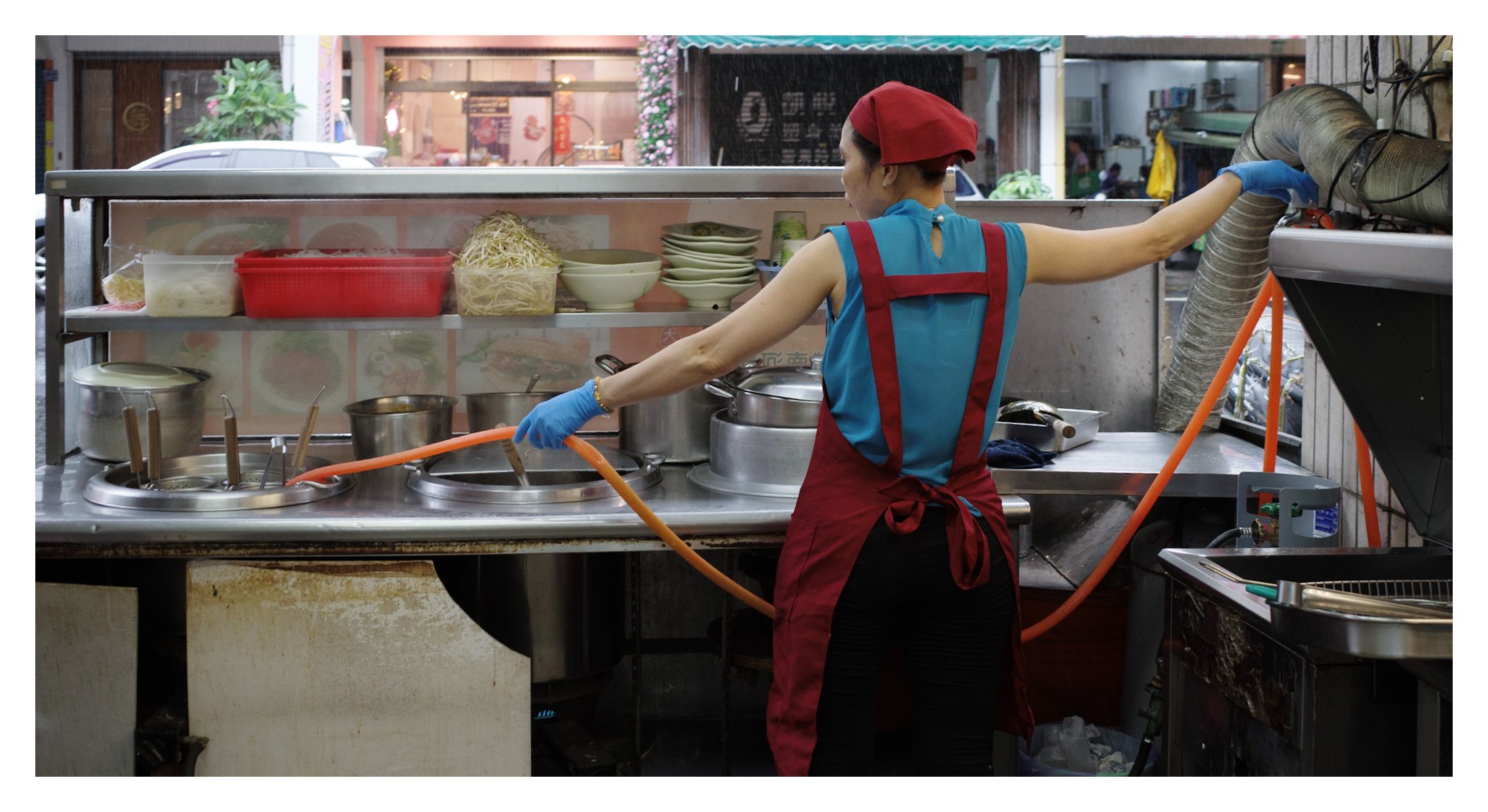 Day 269/365 The Choreography of the Noodle Stall