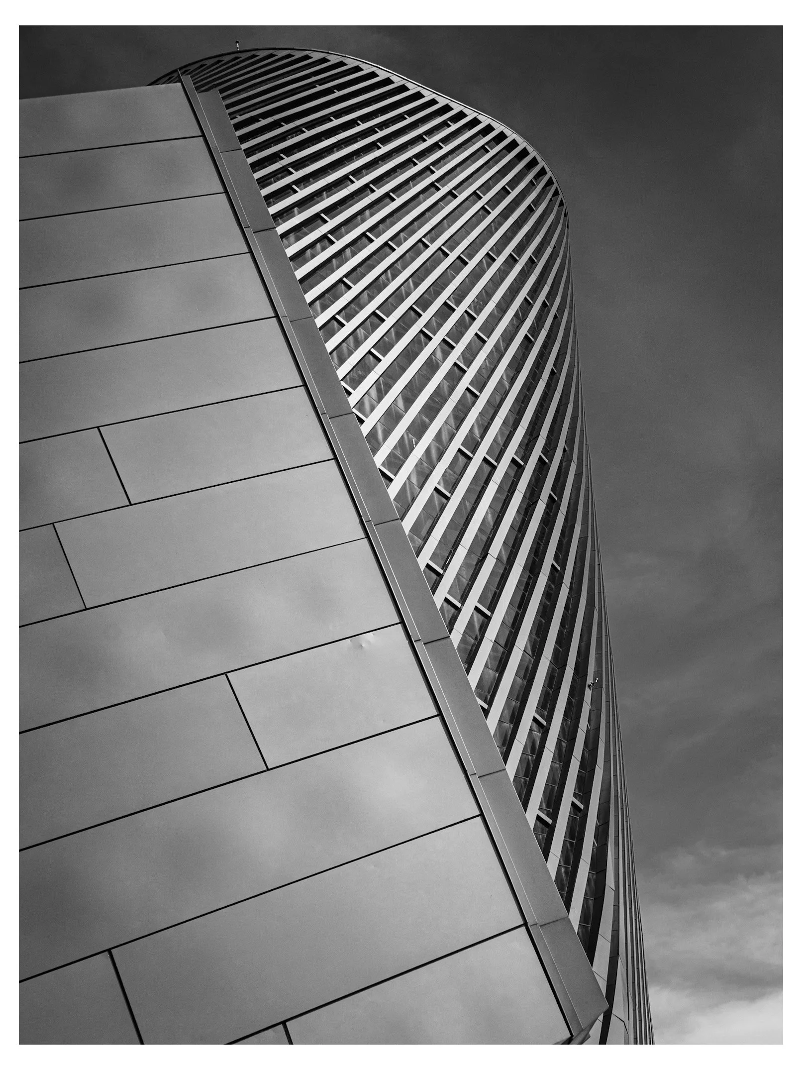 Day 48/365 The Elegant Juxtaposition of Curve and Plane: An Architectural Study