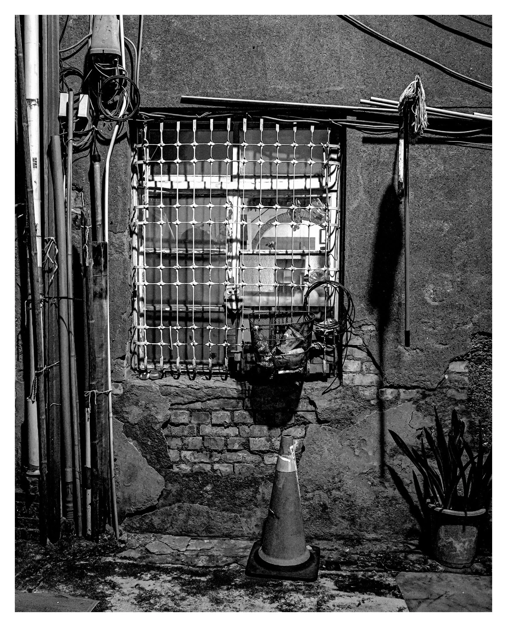 Day 287/365 Still Life at the Back Wall: A Kaohsiung Nocturne
