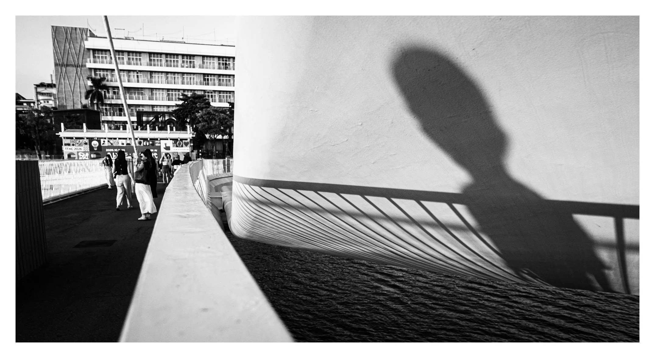 Day 363/365 The Shadow Takes the Lead: A Late Afternoon on Kaohsiung's Great Harbor Bridge