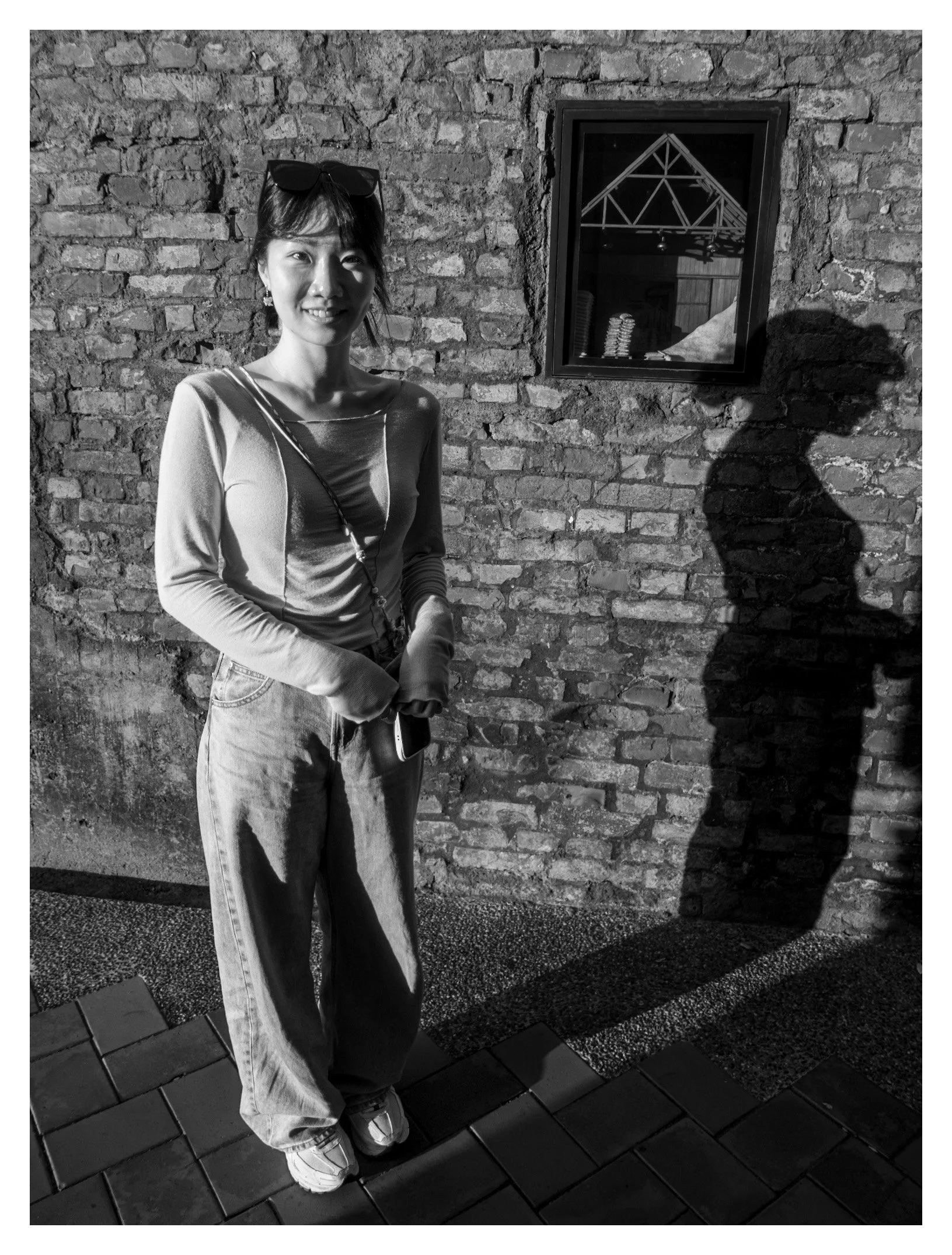 Day 123/365 Chasing Shadows in the Brickwork: A Study in Contrast